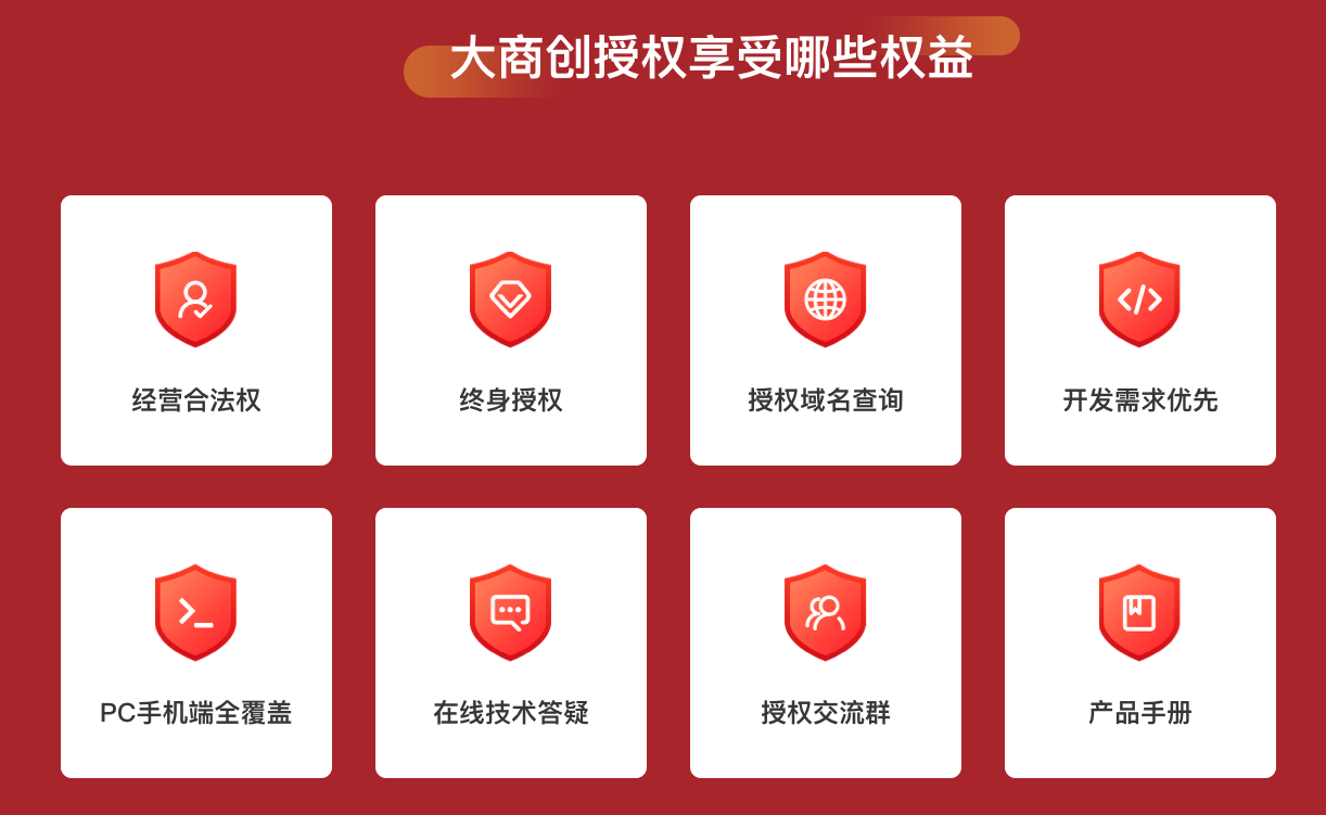 大商創(chuàng)商業(yè)授權(quán)解析，標(biāo)準(zhǔn)授權(quán)，高級授權(quán)，源碼授權(quán)有什么區(qū)別？