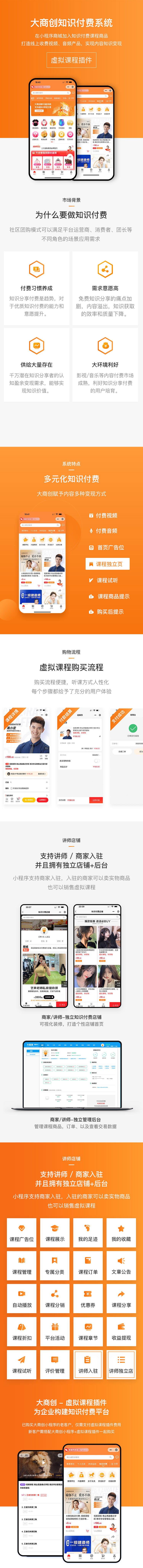 大商創(chuàng)x2.7.2【知識付費(fèi)】版上線啦，支持付費(fèi)音頻+視頻虛擬課程發(fā)布